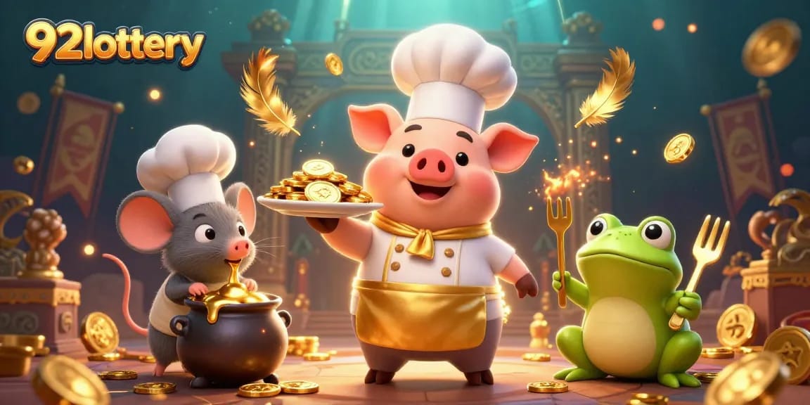 Experience the excitement of winning with 92lottery's fun characters and golden treasures in vivid 3D.