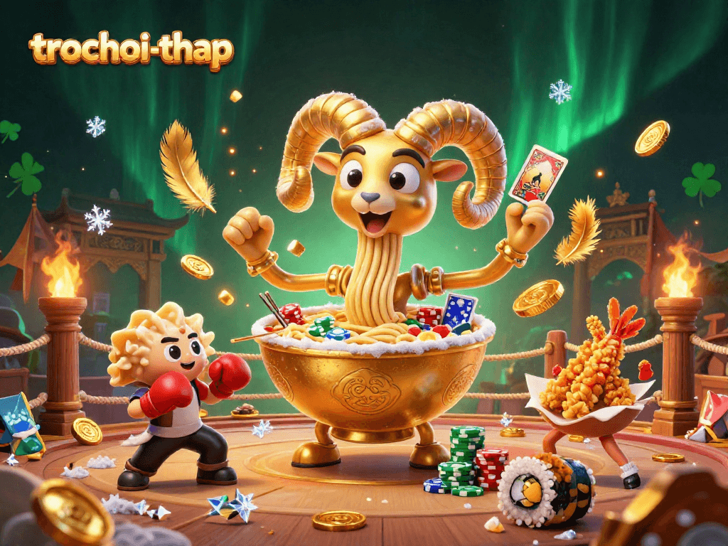 Engage with trochoi-thap to join a vibrant gambling arena and win big with card dealing characters.