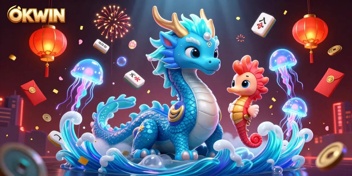 Engage with OKWIN's vibrant casino experience featuring enchanting characters and dynamic game elements
