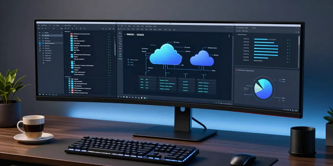 hi888: Advanced software development workspace showcasing modern AI and cloud technology.
