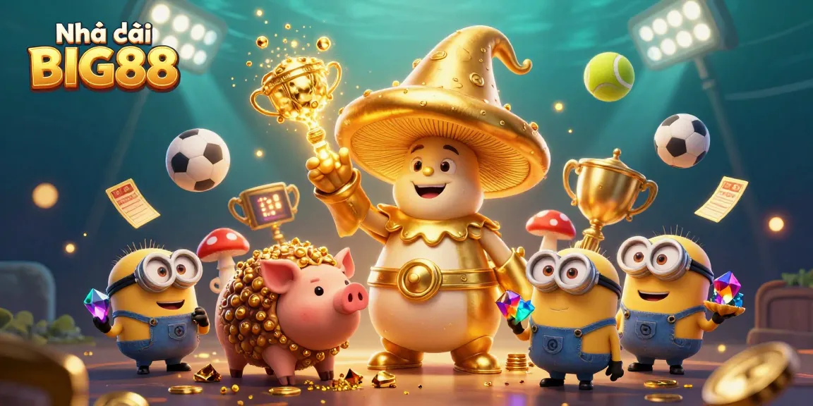 Engage with Nhà cái BIG88 for thrilling sports betting and gold-filled treasures.