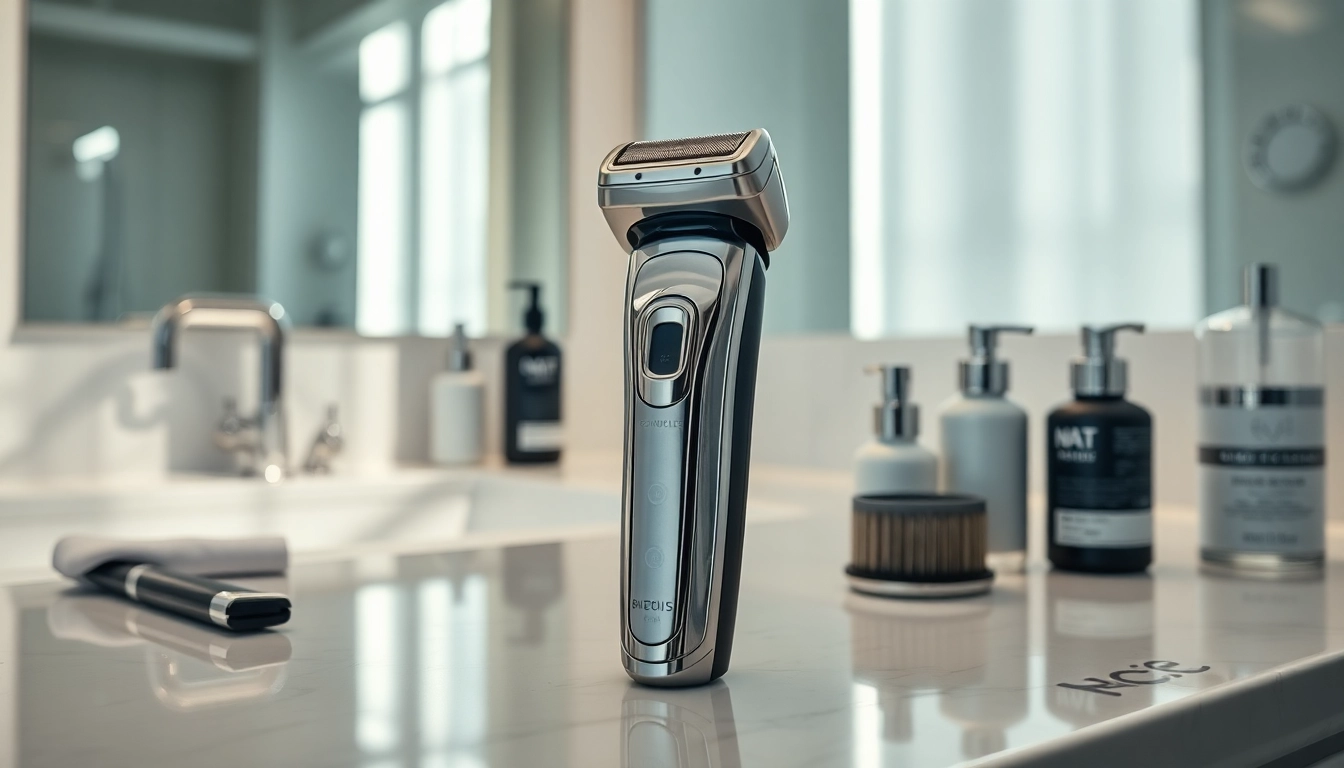 Trim with precision using the electric foil shaver for a smooth finish.