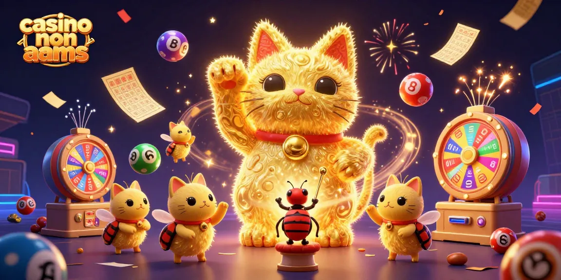 Gioca nei casino non AAMS per vincite straordinarie con simboli di fortuna e jackpot.