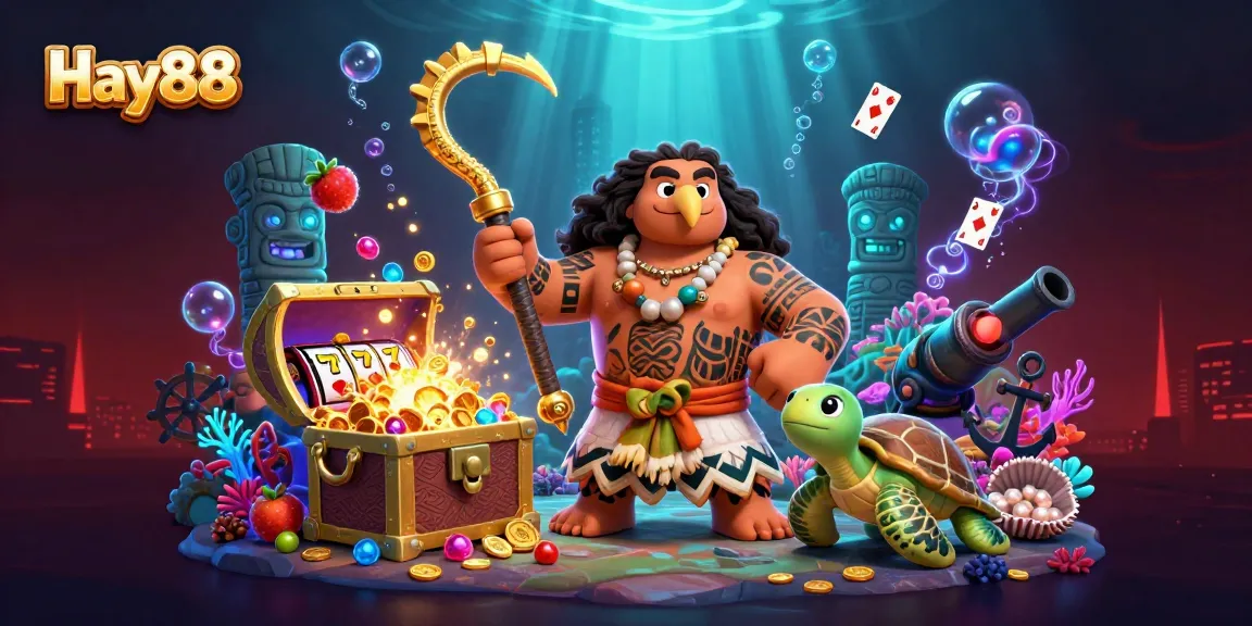 Experience thrilling gambling adventures at Hay88 with vibrant characters and dynamic game elements.