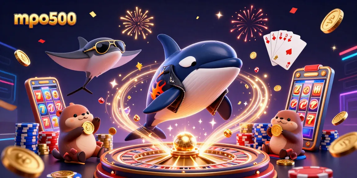 Experience thrilling gameplay at mpo500 with adventurous characters and vibrant casino elements.