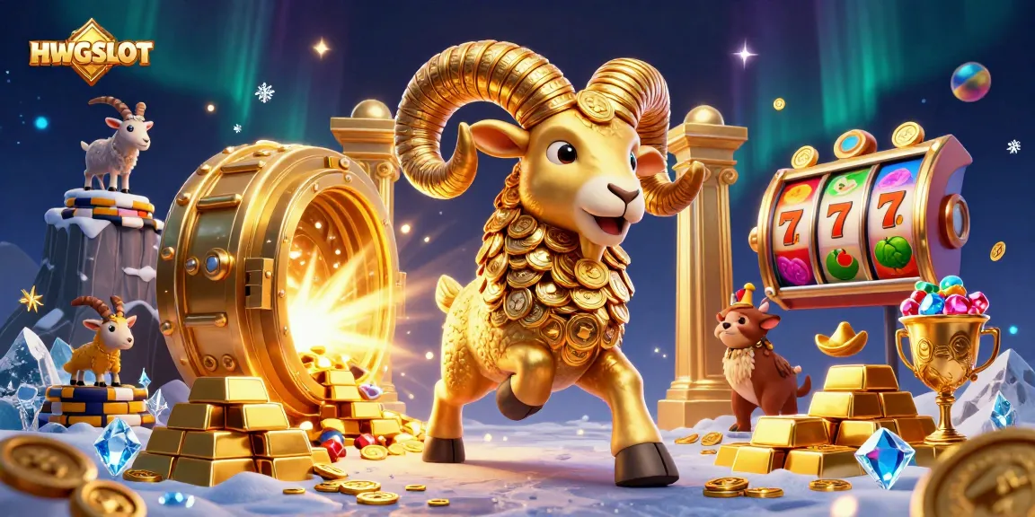 Engage in thrilling gameplay with HWGSLOT’s immersive golden ram and dynamic slot reels.