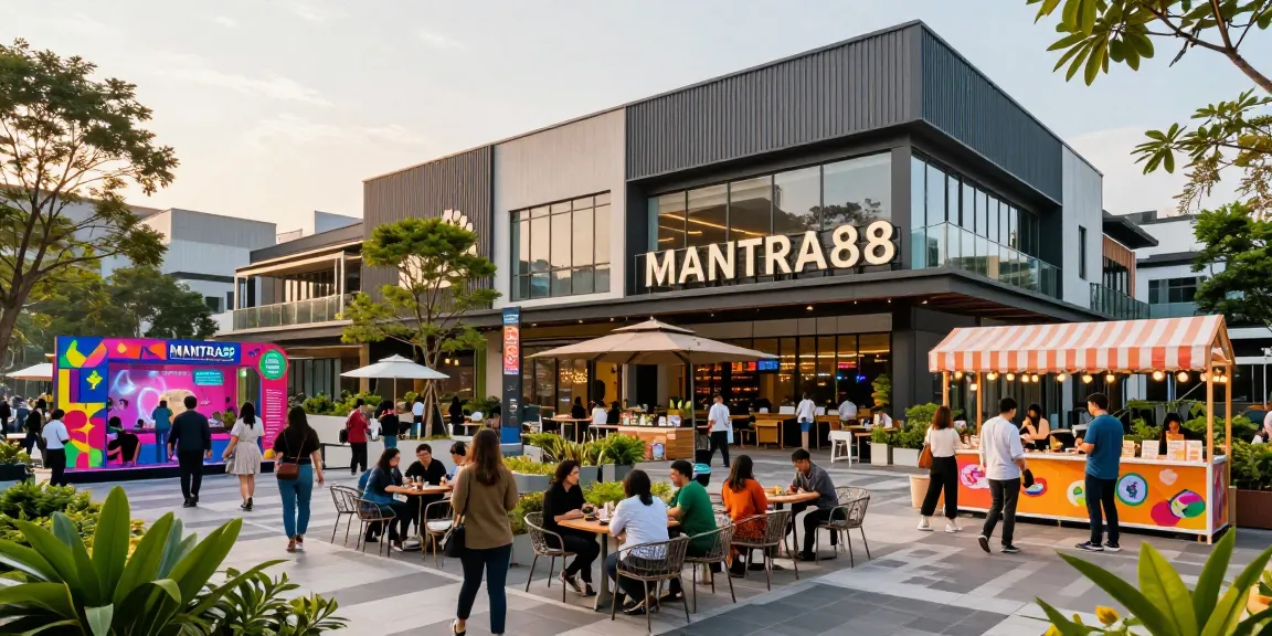 Dynamic scene at MANTRA88 showcasing engaging entertainment venues and vibrant community activities.