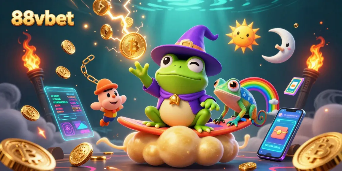 Win big at 88vbet with dazzling games, featuring fun characters and vibrant casino elements.