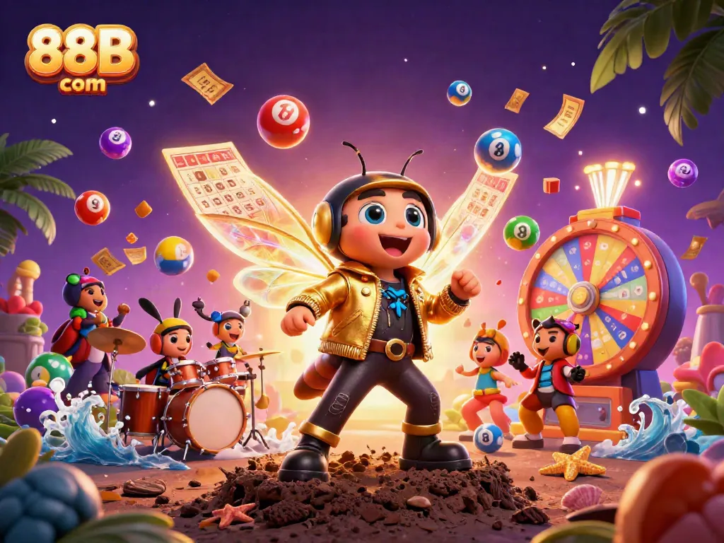 Experience thrilling wins with 88B com through colorful lottery events in this vibrant scene.