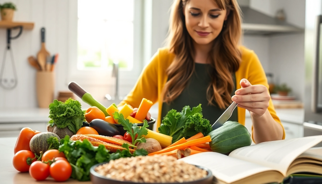 Preparing a vibrant meal showcasing the Perimenopause diet with fresh ingredients.