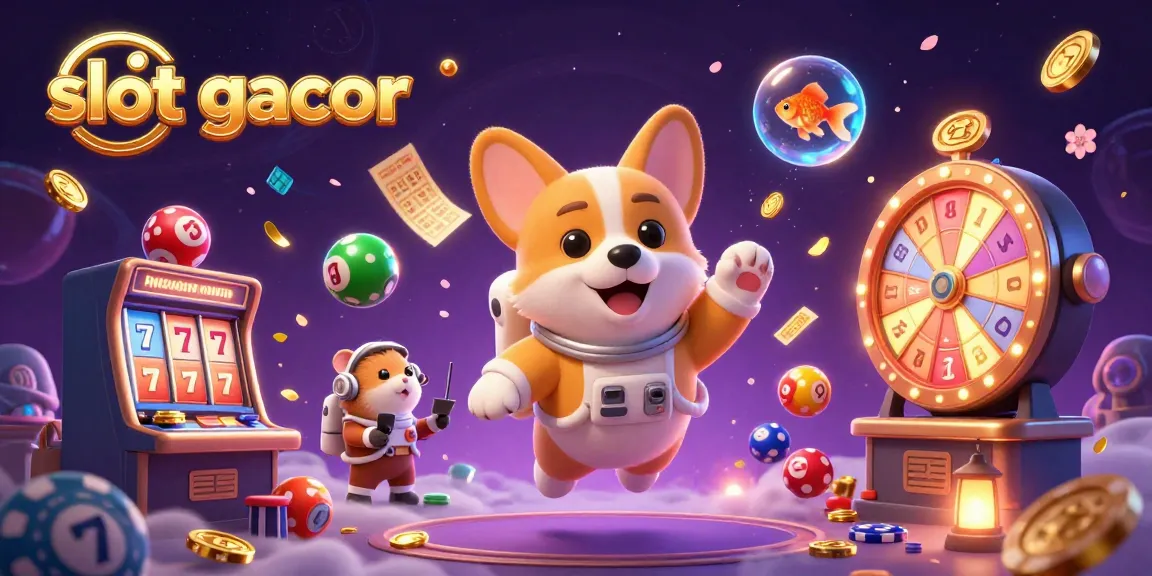 Experience thrilling gameplay with slot gacor featuring a vibrant 3D casino scene.