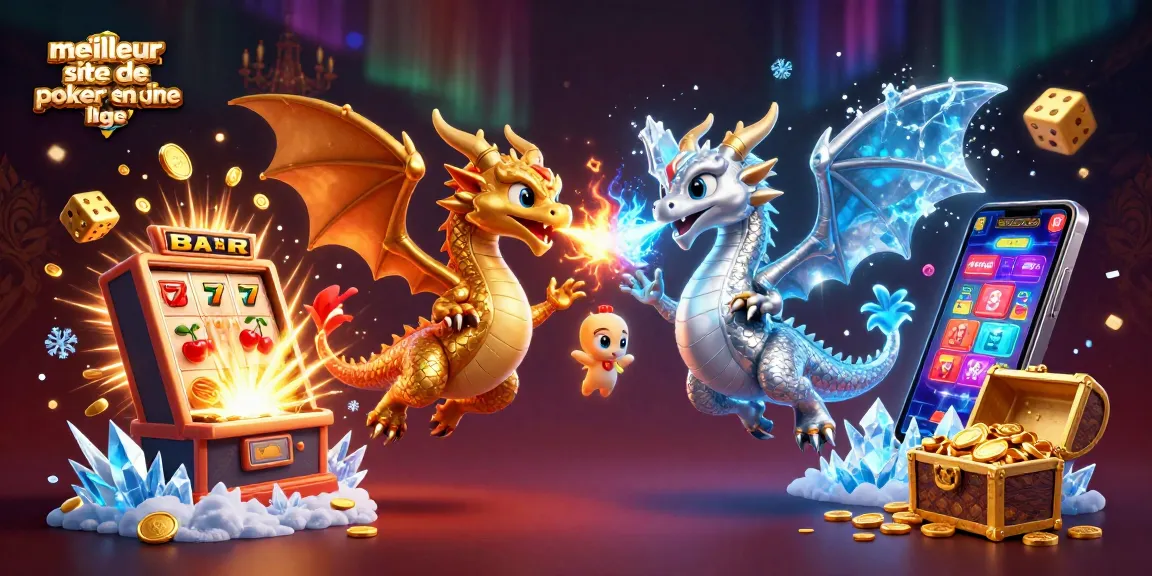 Découvrez le meilleur site de poker en ligne avec des dragons 3D en plein vol et une multitude d'éléments de jeu.