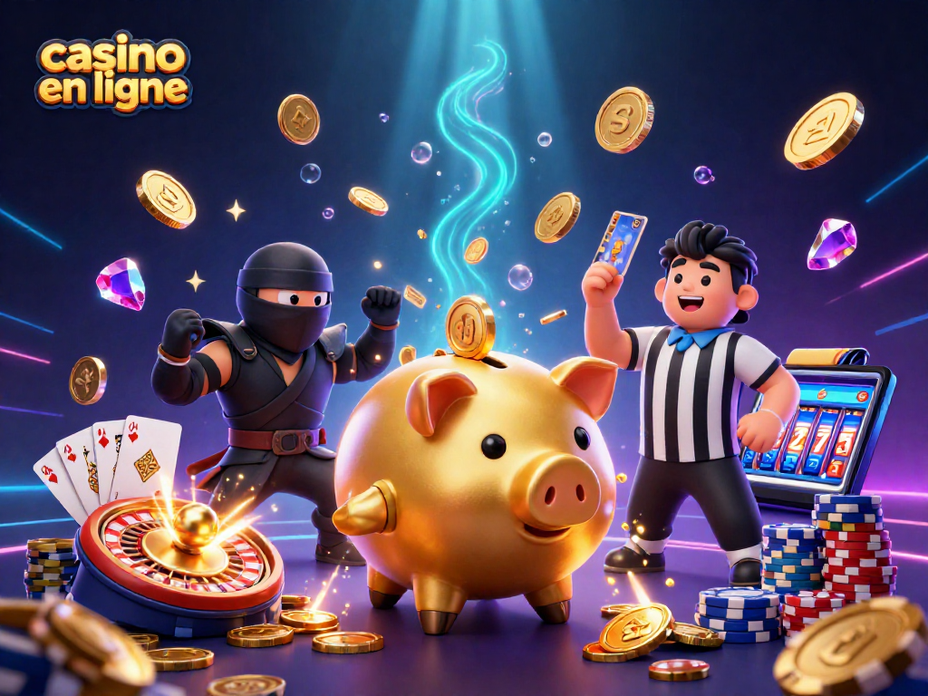 Gagnez avec le casino en ligne en jouant à la roulette et aux jeux de cartes, plein d'animations.