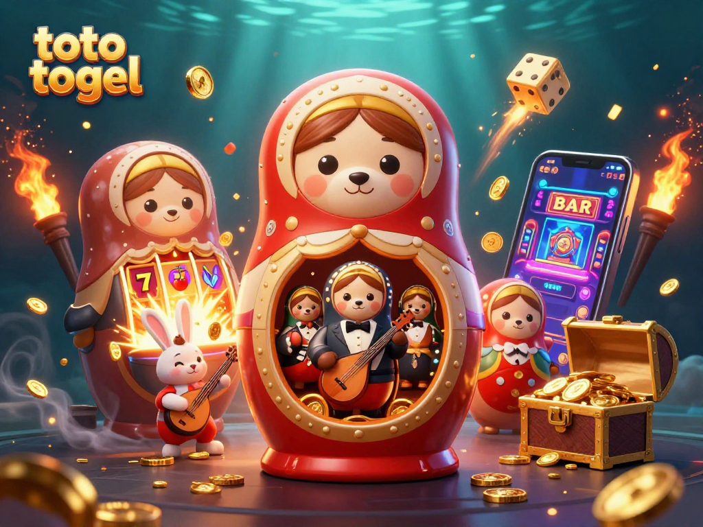 Tampilkan pengalaman bermain toto togel dengan slot dan karakter dealer unik di ilustrasi menarik ini.