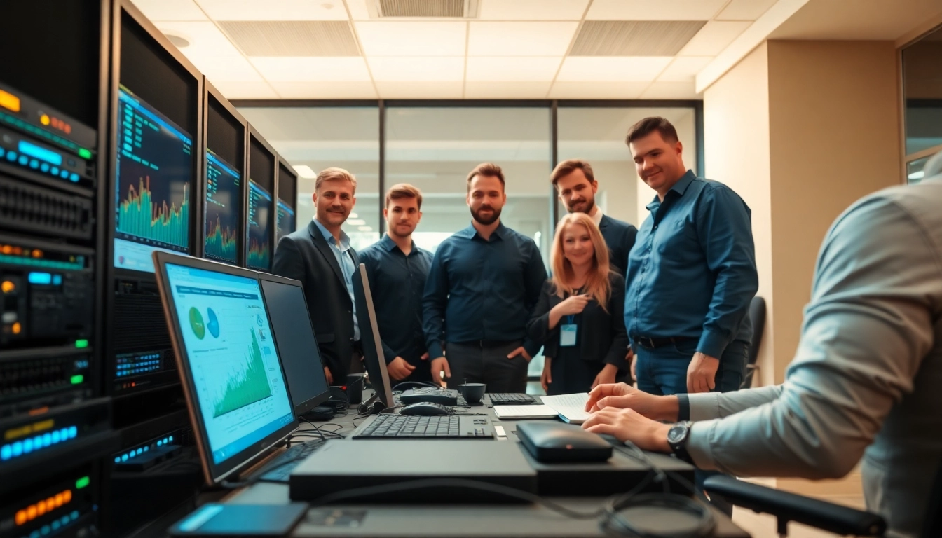 Showcasing Managed IT Services at https://dmeomaha.com with a professional team actively collaborating.