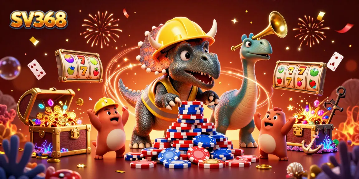 SV368 players experience thrilling slot gaming with dynamic 3D characters and vibrant visuals.
