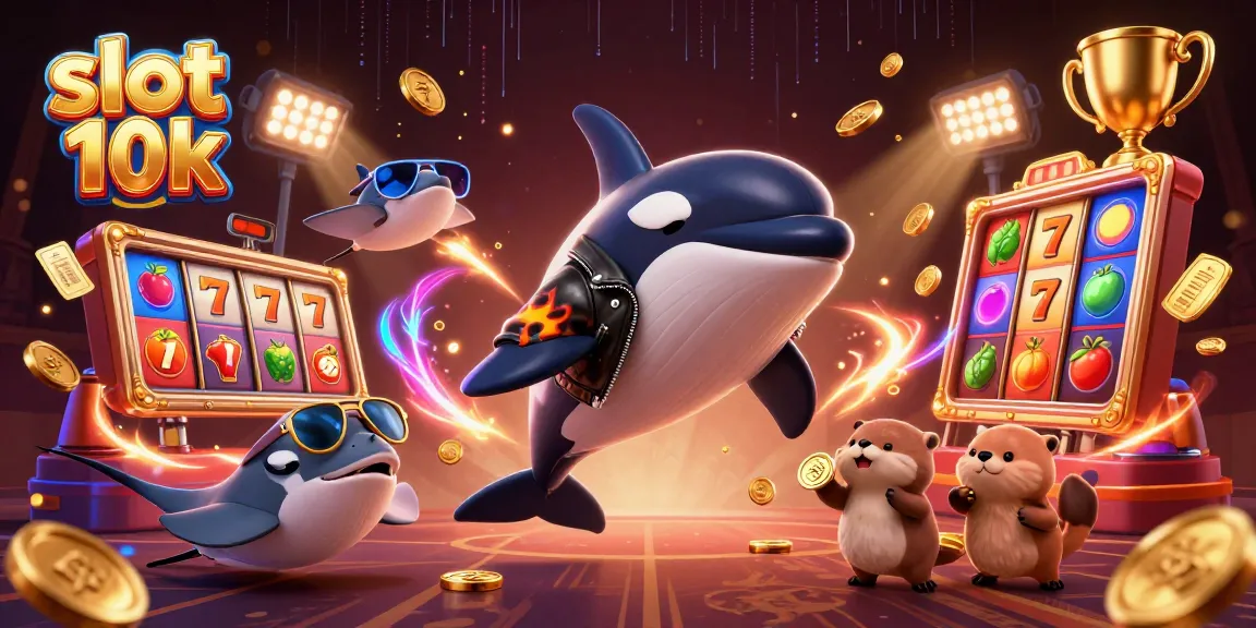 Experience winning opportunities with slot 10k gaming elements amid vibrant illustrations.