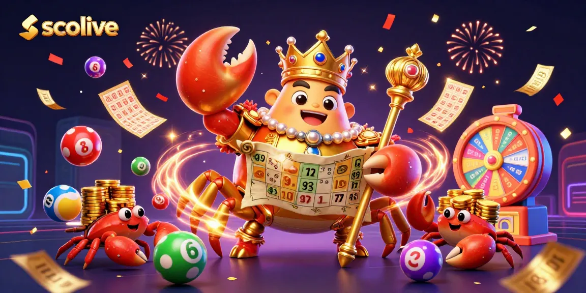 Socolive offers thrilling online lottery experience with vibrant elements like colorful balls and prizes.