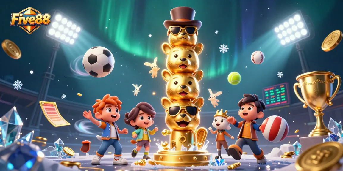 Experience the thrill of winning at Five88 with dynamic sports betting elements and energetic visuals.