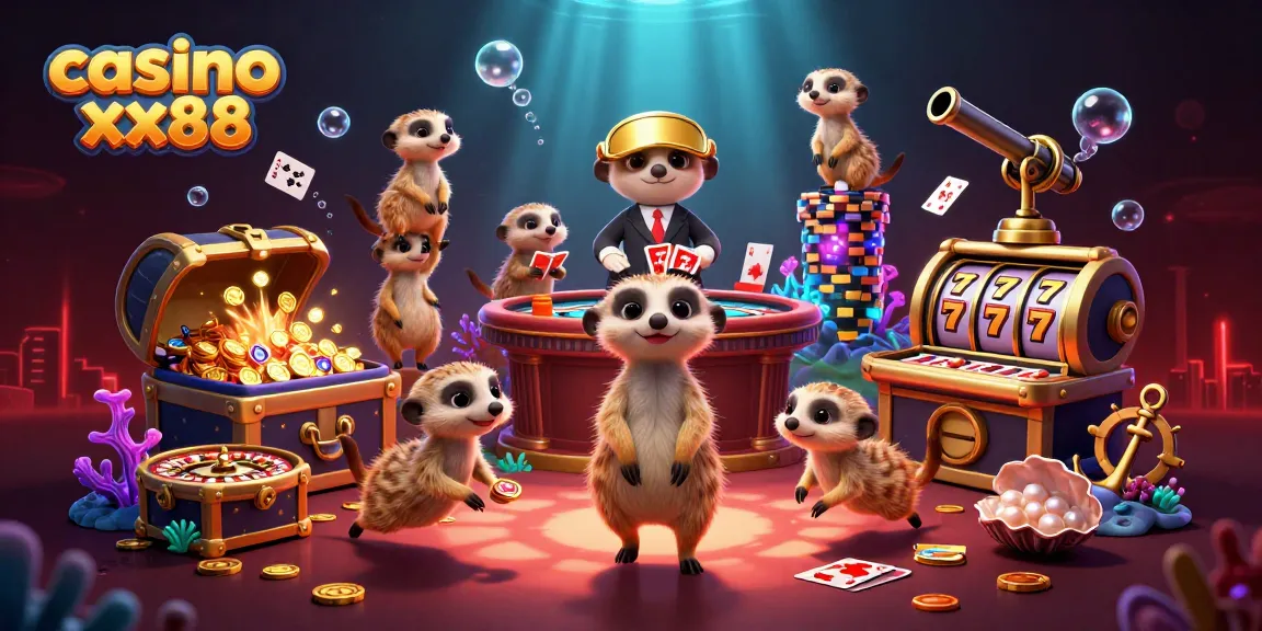 Engage in thrilling gameplay at casino xx88 with online meerkat dealers and vibrant slot machines.