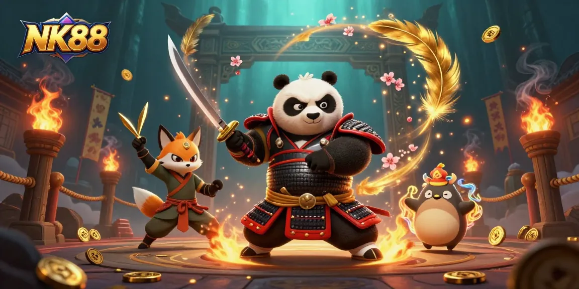 Engage in the thrilling world of NK88 with action-packed characters and dynamic gaming elements.