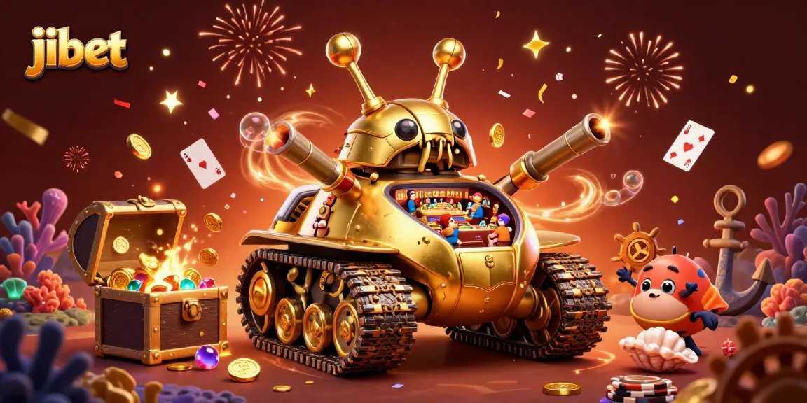 Experience the excitement of slots at jibet with a stunning 3D animation filled with treasures and casino charm.