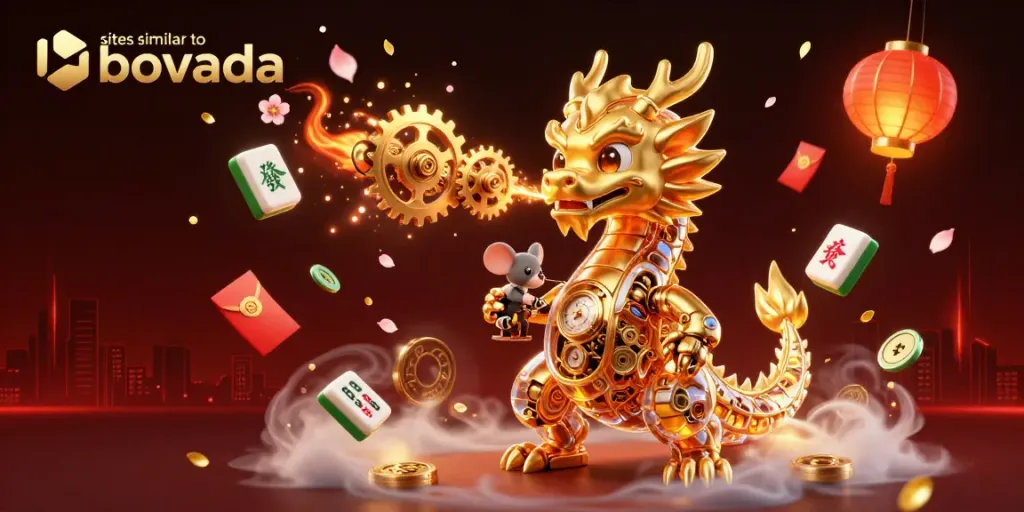 Experience thrilling gameplay with sites similar to bovada in a vibrant casino scene.