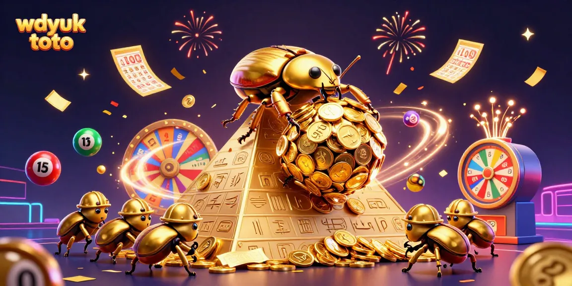 Spin the wdyuk toto lottery with colorful balls and fun casino elements!