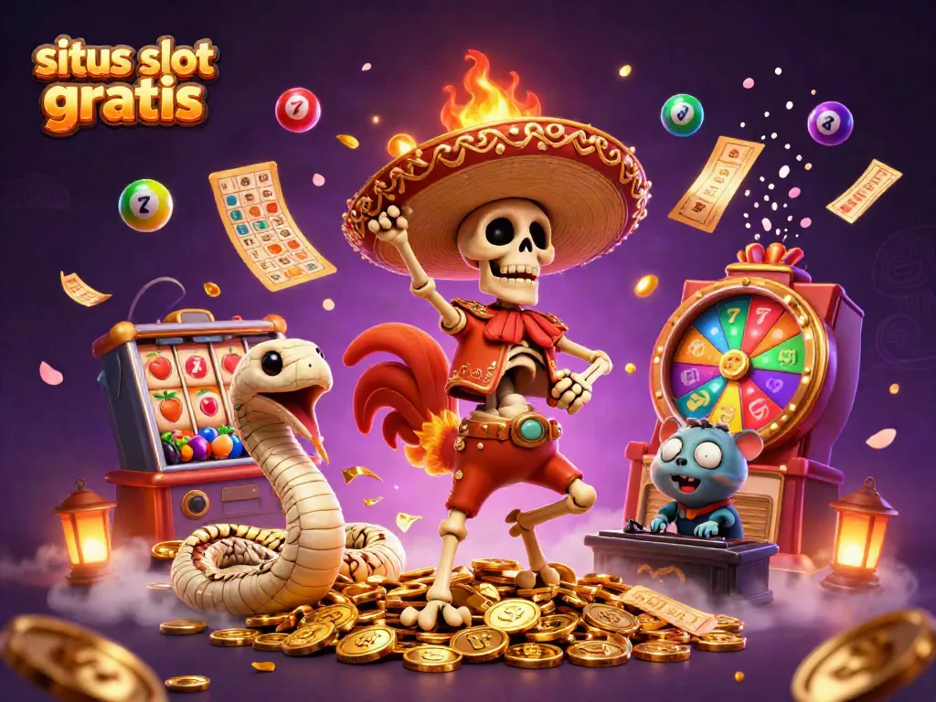 Experience the excitement of situs slot gratis with vibrant characters and cash-filled action!