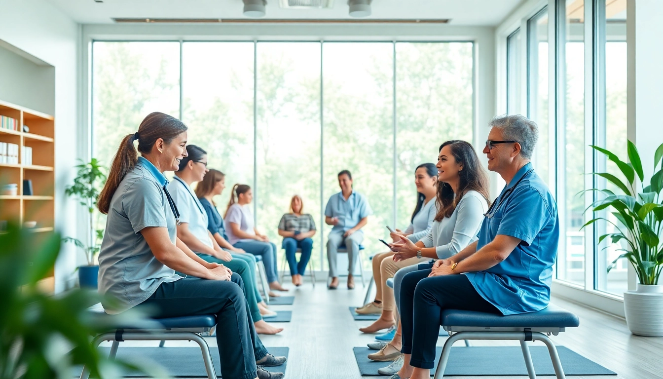 Engaged clients receiving care at the health and wellness clinic St. Albert, showcasing a serene and professional setting.