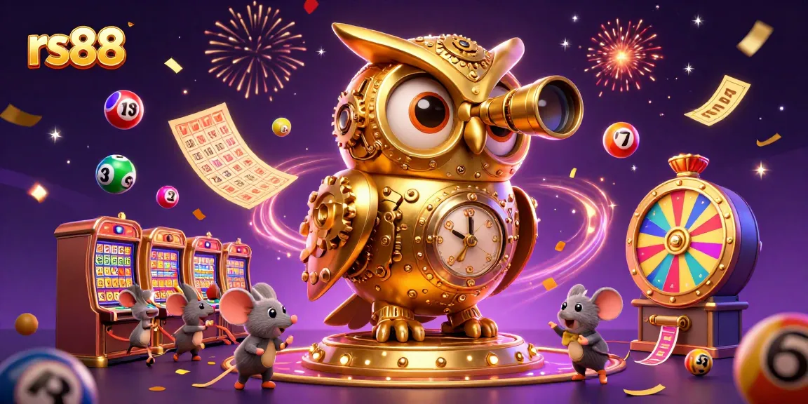 Experience thrilling game action at rs88 with a vibrant 3D casino scene filled with excitement.