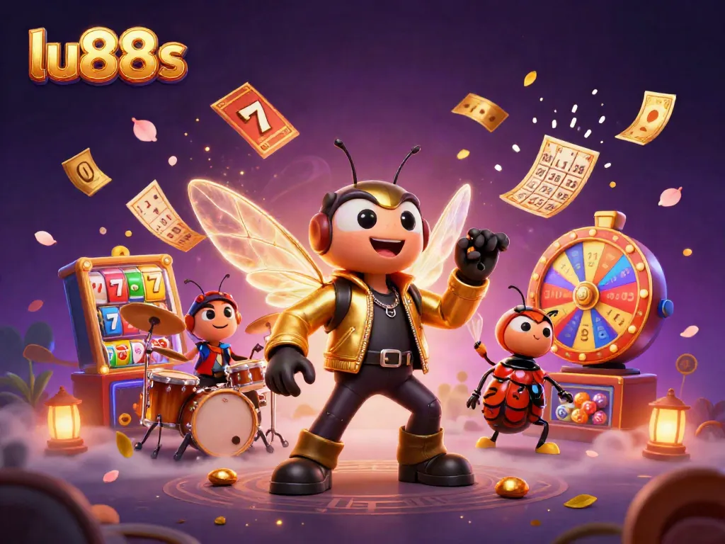 Experience thrilling gameplay at lu88s with energetic characters and dynamic slot elements.