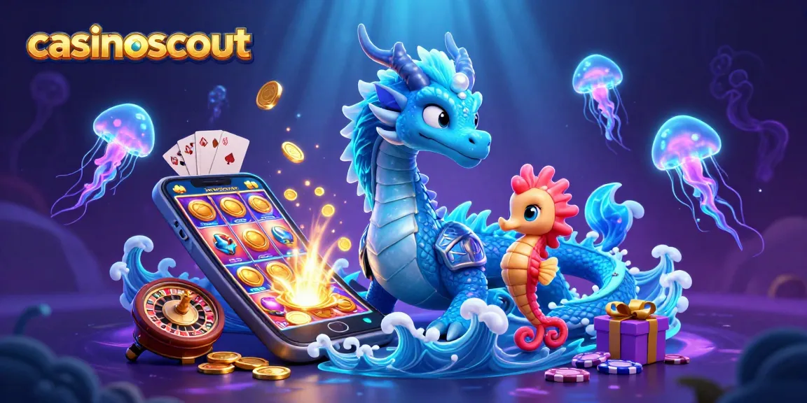 Experience the excitement of casinoscout with a magical underwater casino scene.