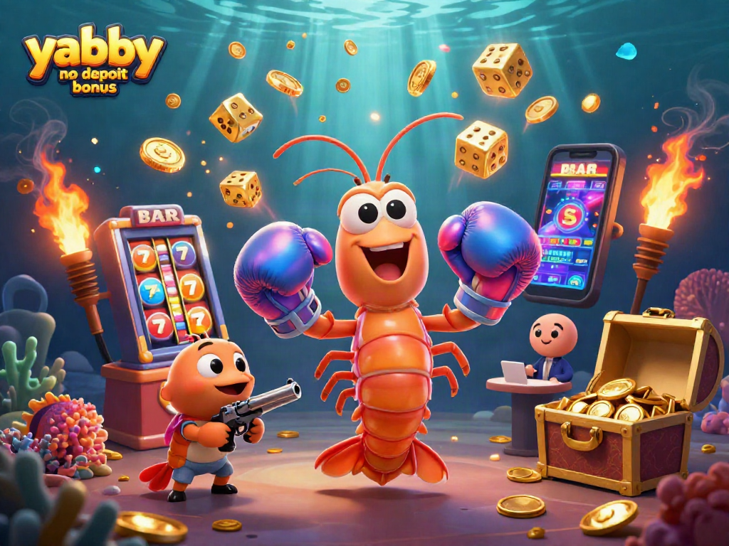 Claim your yabby no deposit bonus while enjoying thrilling slot gameplay and vibrant casino visuals.