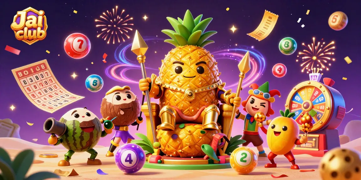 Play exciting games on Jai club with vibrant lottery balls, rewards, and a magical casino atmosphere.