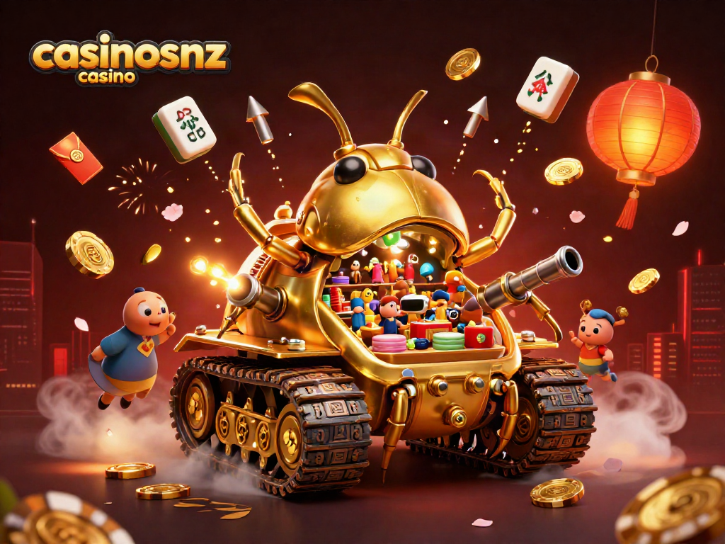 Experience the vibrant casinosnz casino atmosphere with confetti cannons and casino games.