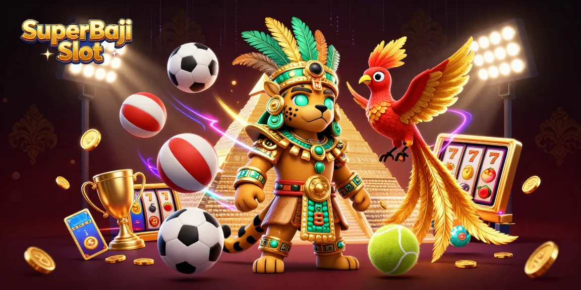 Experience the excitement of SuperBaji Slot with vibrant visuals and rich graphics in this dynamic 3D scene.