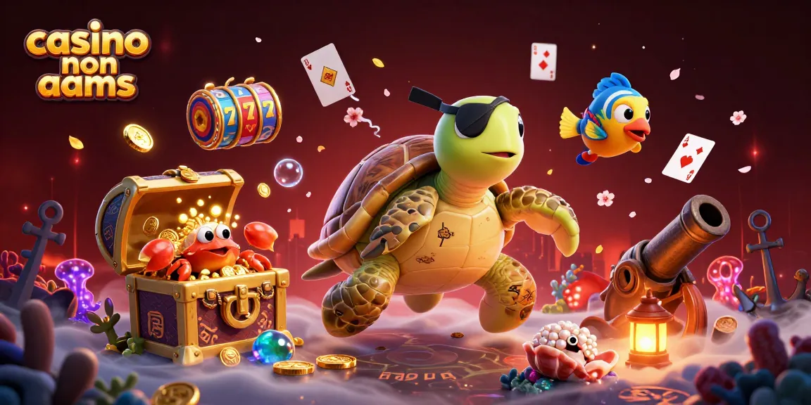 Gioca ai casino non AAMS con la tartaruga pirata e tesori sottomarini.