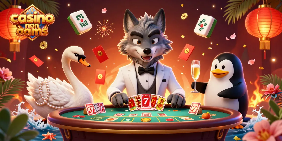 Gioca ai casino non AAMS e scopri i bonus sui tavoli da baccarat in un'illustrazione vibrante.