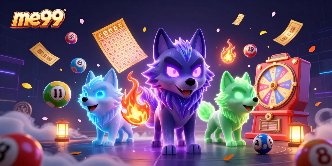 Experience the excitement of me99 with thrilling game elements and spectral wolves in action.