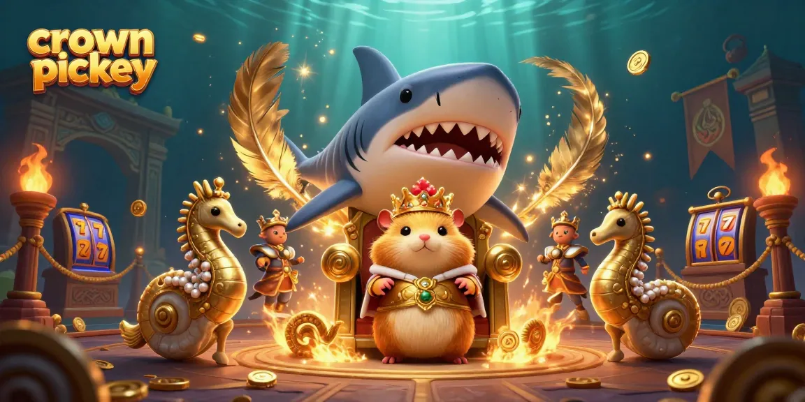 Experience thrilling gameplay with crown pokies in this vibrant 3D illustration featuring dynamic characters and elements.