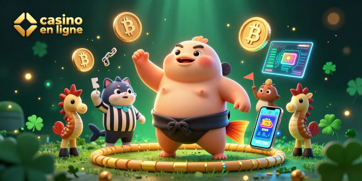 Casino en ligne : Regardez le poisson-globe se battre dans un ring sous-marin avec des éléments de crypto-monnaies.