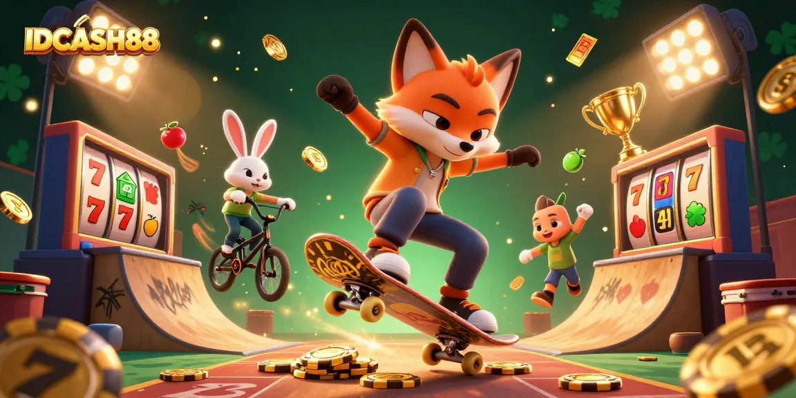 Experience thrilling gameplay at IDCASH88 with vibrant slots and dynamic characters.
