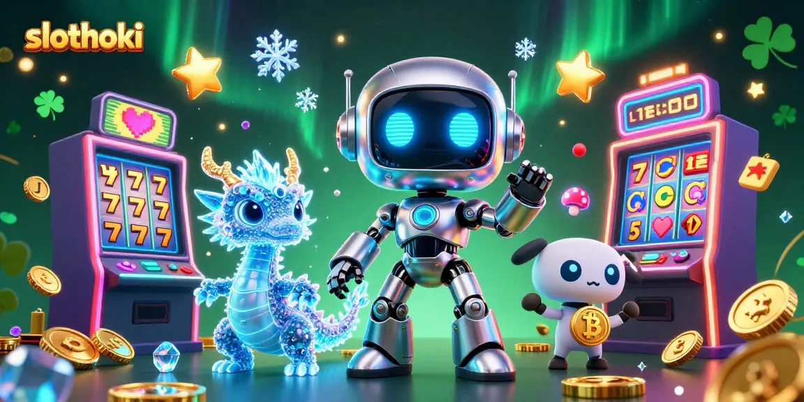 Slot hoki menjadi lebih menarik dengan karakter futuristik dan simbol keberuntungan.
