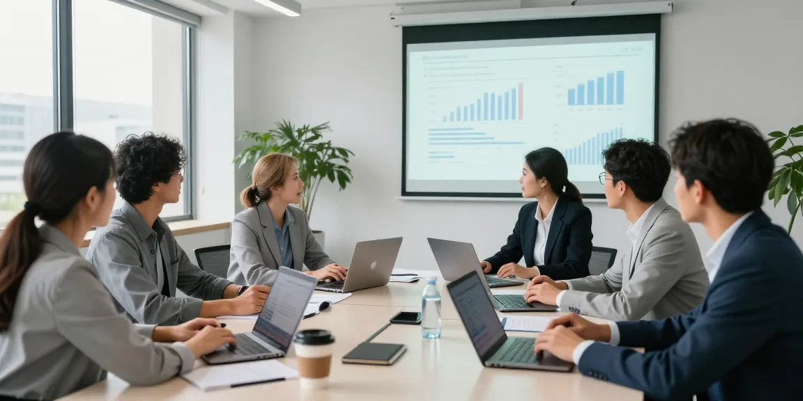 Business team collaborating effectively; you could look here for insights on teamwork.