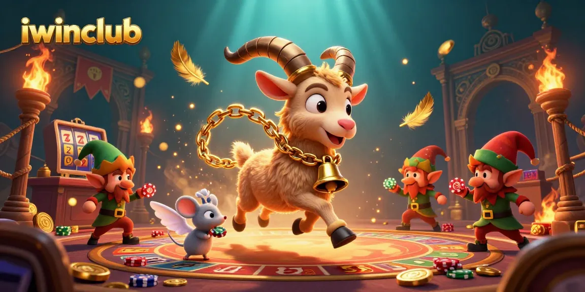 Experience thrilling wins at iwinclub's festive casino with lively characters and exciting gaming elements.