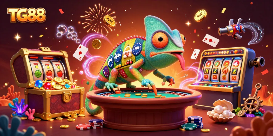 Experience thrilling gaming adventures with TG88's vibrant casino atmosphere.