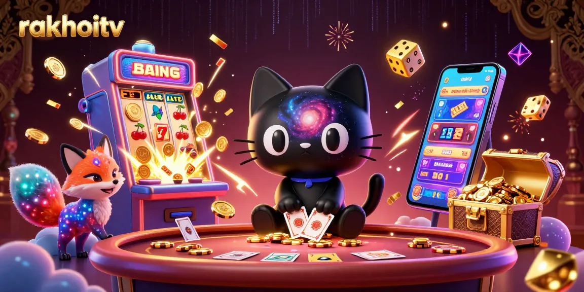 Experience thrilling wins with rakhoitv's captivating cosmic casino action featuring vibrant gaming elements.
