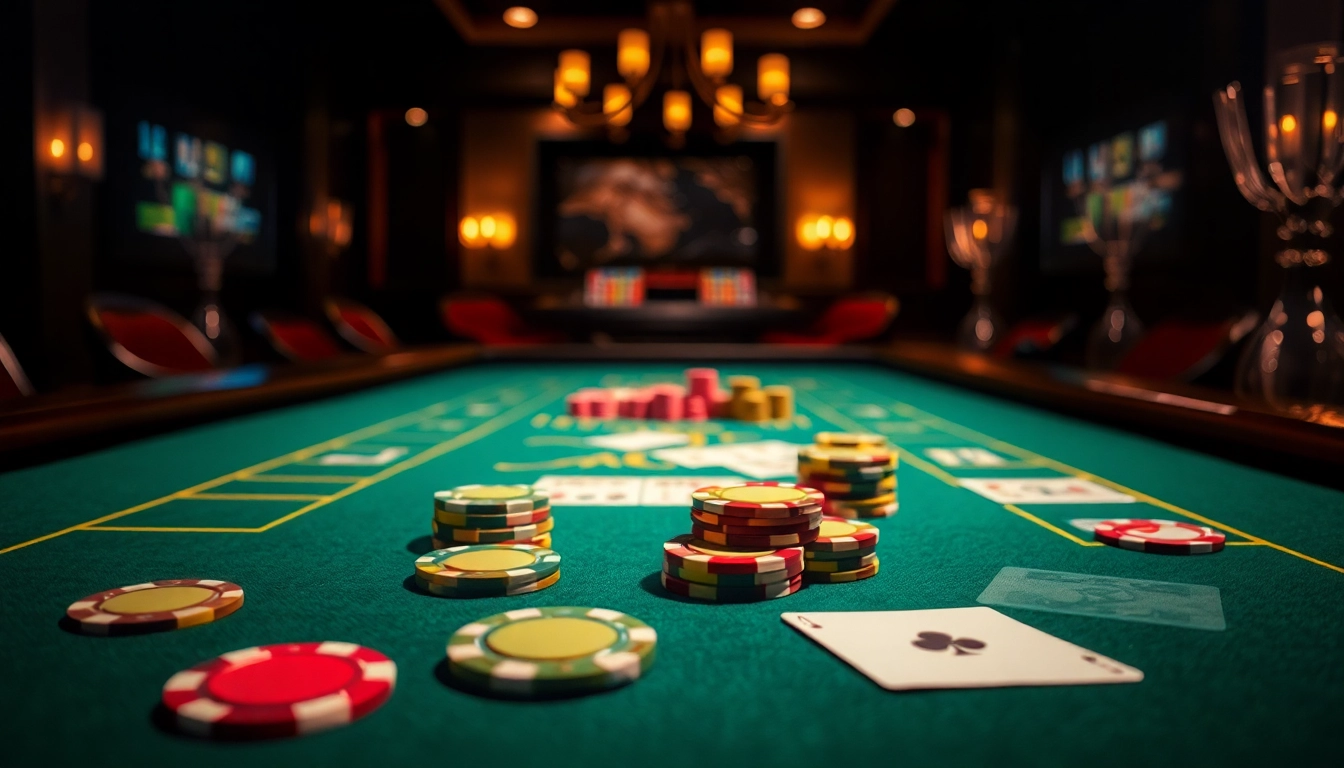 Mainkan ARAHTOGEL di meja kasino yang memukau dengan chip dan kartu berkilau.